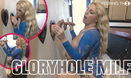 Gloryhole - Blonde Swinger MILF