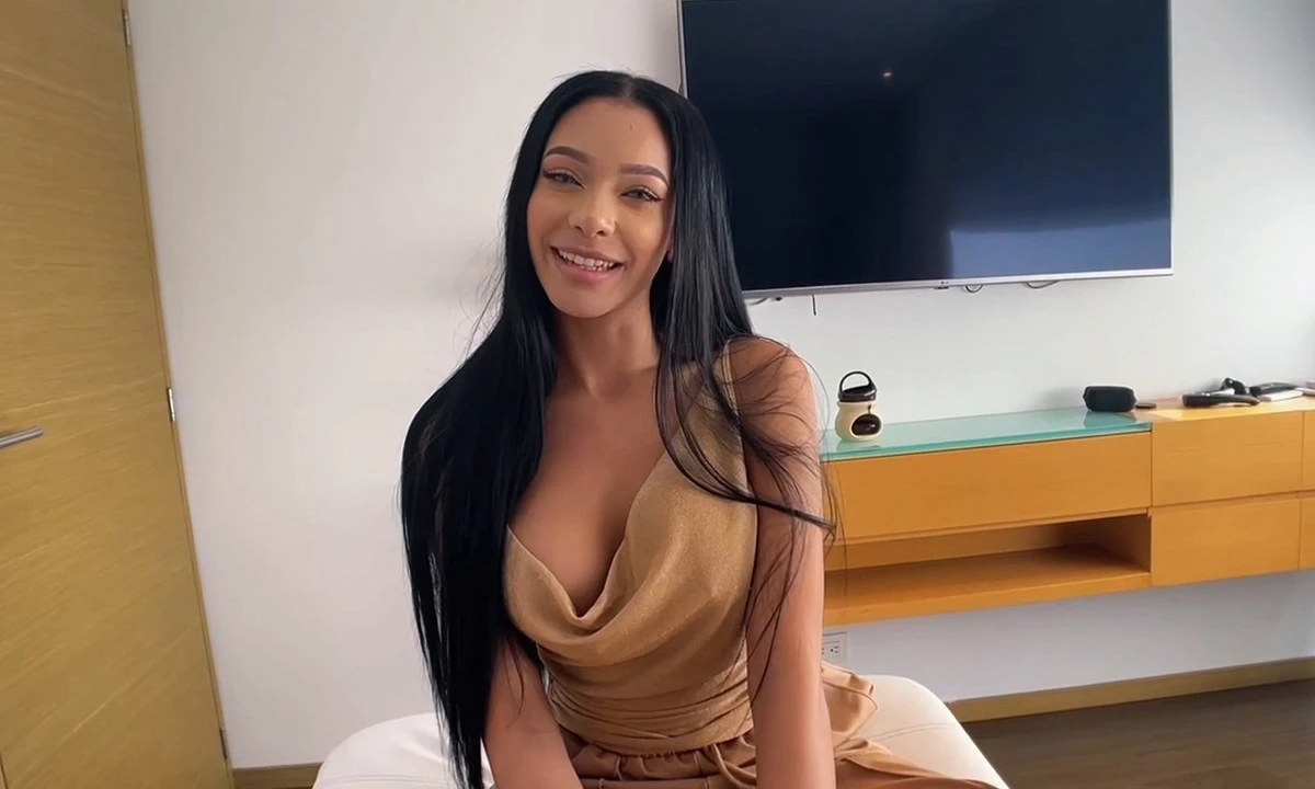 First Casting With Beautiful Big Tits Latina Teen 18+ Rebecca Johnson - Pov Sex