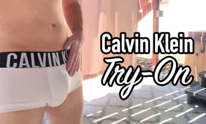 Calvin Klein Underwear Try-On
