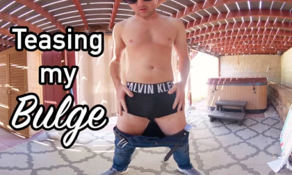 Teasing My Bulge