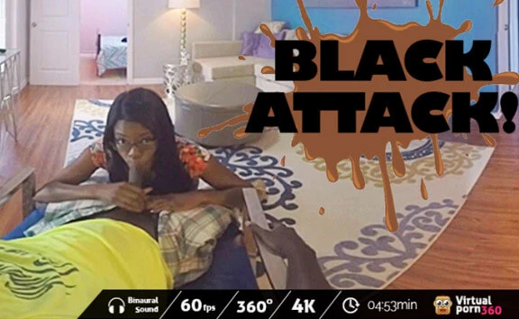 Ebony Blowjob VR Porn Ebony Blowjob