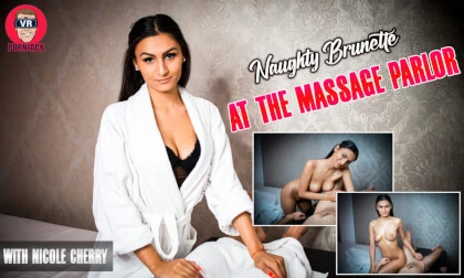 At The Massage Parlor - Naughty Brunette