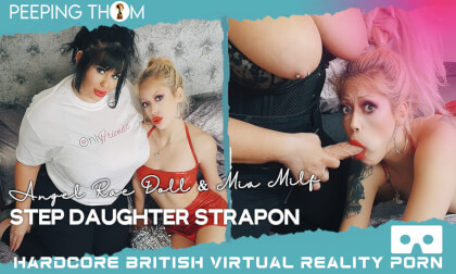 Stepdaughter Strap On; Big Tits BBW Taboo Amateur Lesbians