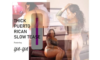 Thick Puerto Rican Slow Tease - Throwback Vid