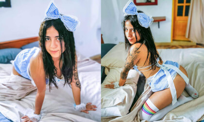 Teen French Maid Gives You Double Pleasure