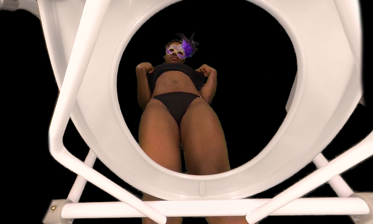 Janitors Fantasy - Ebony Toilet P.O.V. | SexLikeReal
