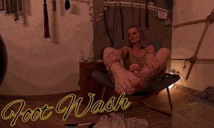 Foot Wash and Pedicure