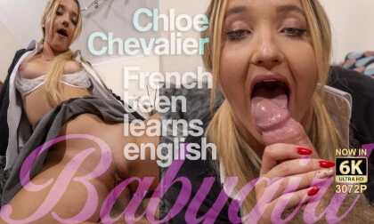 French Schoolgirl Learning English - Part III