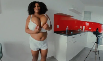 Pam Is The Shirt And Bras Destroyer!