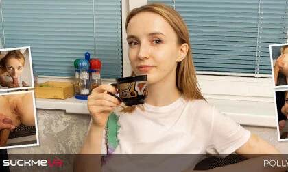 Polly Yangs Sucks Her Finger And Touches Herself