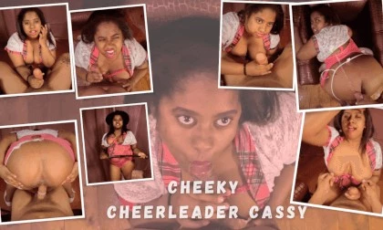 Cheeky Cheerleader Cassy 😜