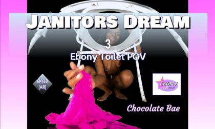 Janitors Fantasy Vol. 3 - Ebony Toilet POV Squirt Edition