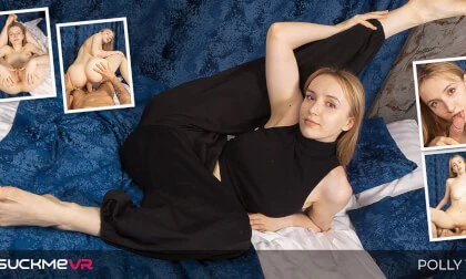 Flexible Doll Polly Yangs Has Fun With A Fat Dick