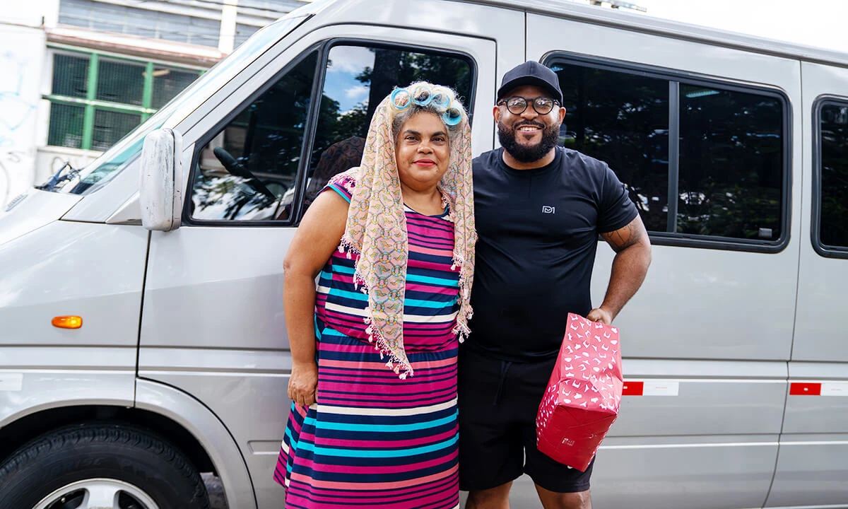 BBW Mature Follows A Special Invitation To My Van