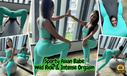 Cherry Lee – Sporty Asian Babe, Wild Ride & Masive creampie