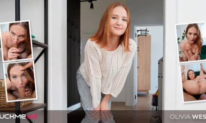 Adorable Ginger Olivia Westsun Has A Blast In Her First Porn Scene