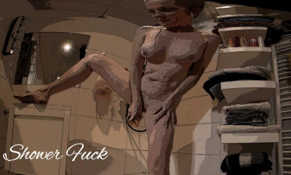 Dildo Shower Fuck