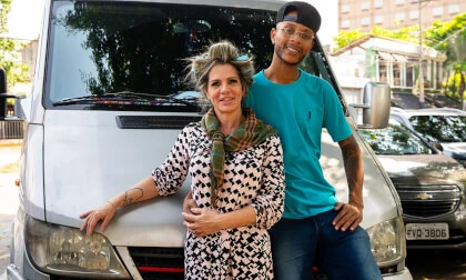 Big Clit Granny Gets Ass Destroyed In My Van