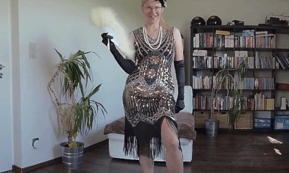 20er Jahre Girl Wichst mit Dir (alte Quali)