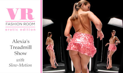 Alexia's Treadmill Show (With Slowmo)