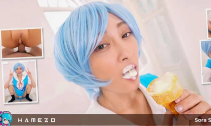 Sora Suda Gets Messy In Multiple Ways