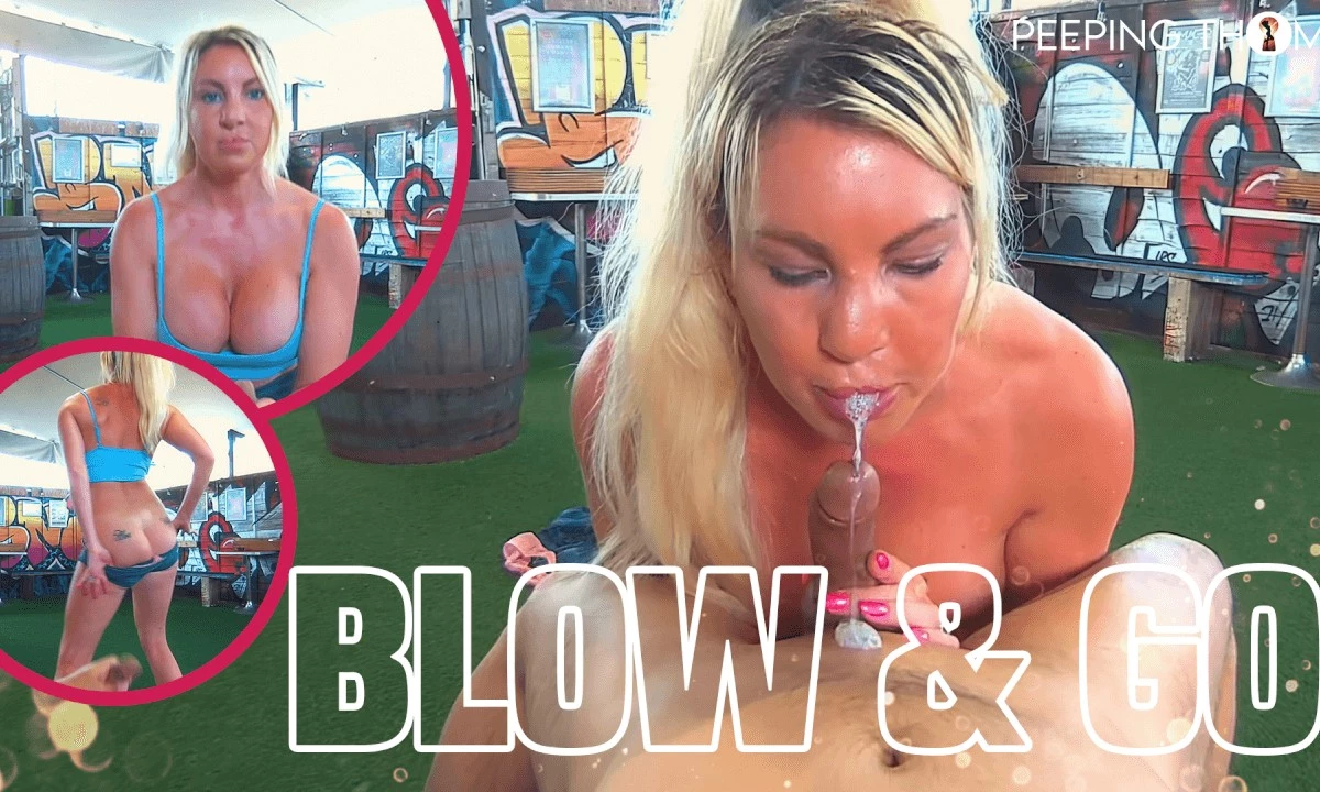 Busty Blonde Blows and Go's - Audition Gone Right!