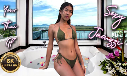 Dinner & Sexy Bath With Your Thai Girlfriend