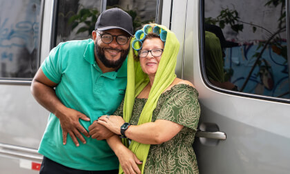 Fat Granny Picked Up From Street For BBCAnal