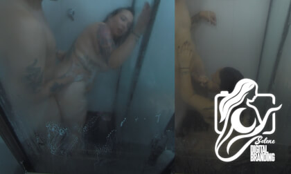 Amateur Latin Couple In The Shower