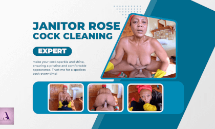 Janitor Rose Cock Cleaning Expert