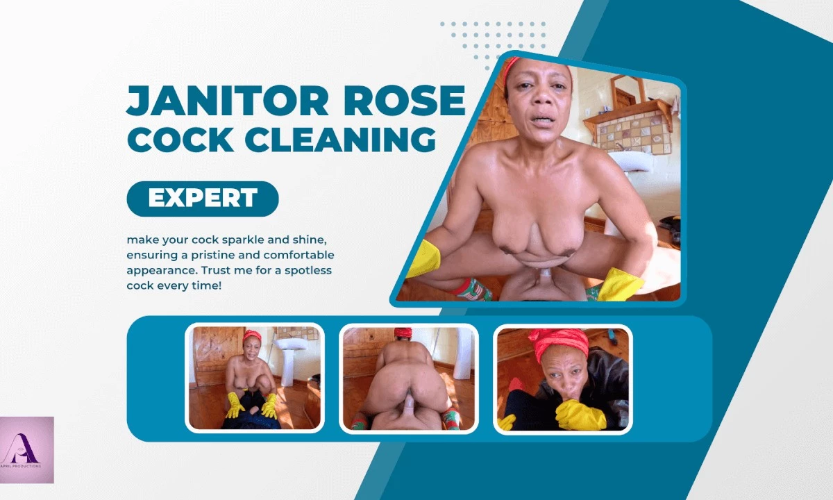 Janitor Rose Cock Cleaning Expert