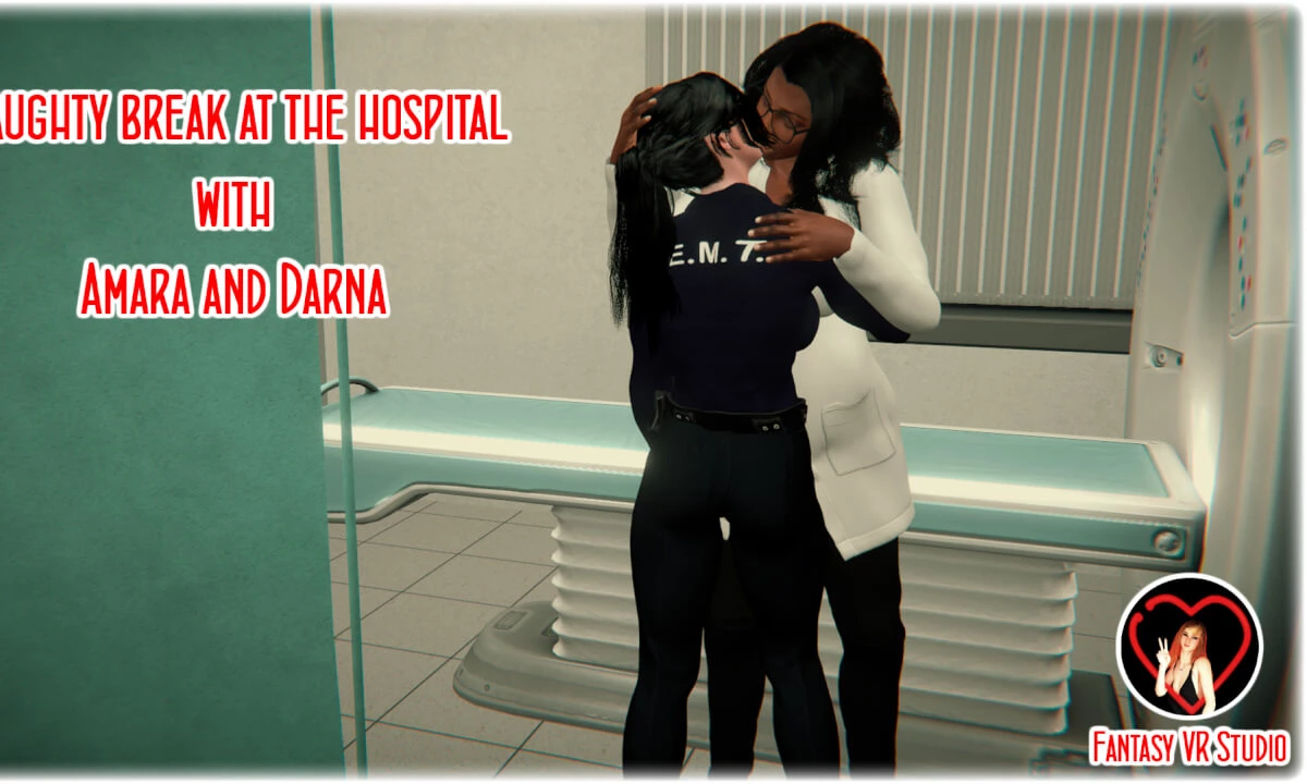FVR - 34 - Naughty Break at The Hospital - Amara and Darna VR Porn Video