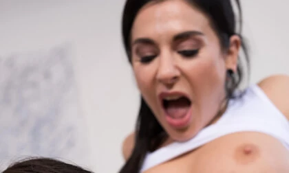 Tattooed Yoga Instructor Gets To Know Her Busty New Student