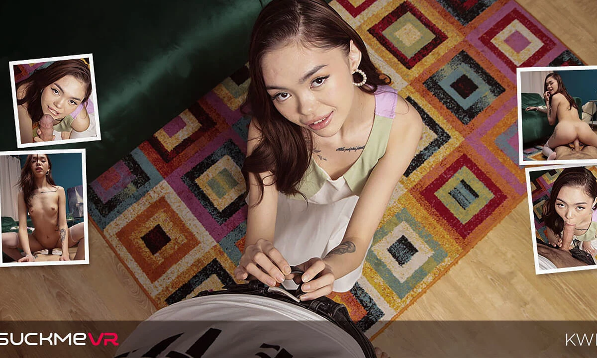 Skinny Russain Babe Kwini Kim Is Crazy For Big Cocks