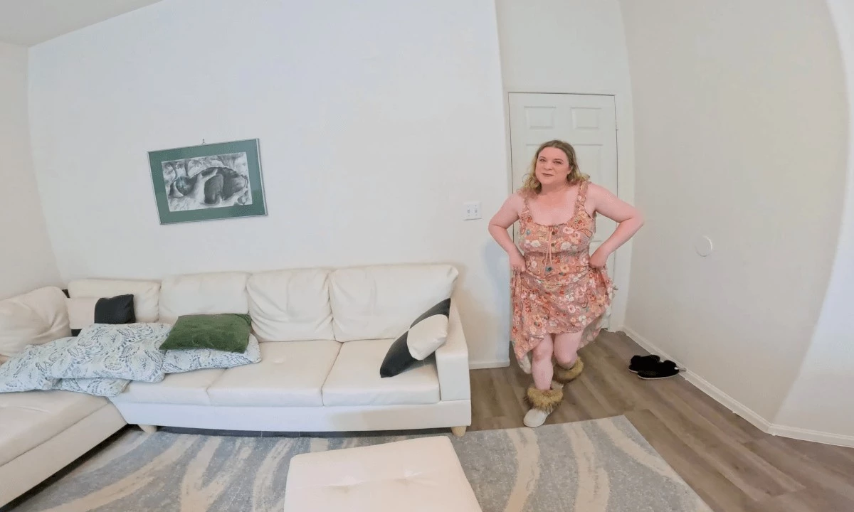 The Bet Was Lost And The Neighbor Is Fucking Her Holes VR Porn Video