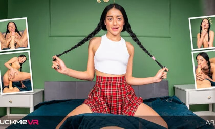 Skinny Russian Ara Mix Proves That Her Pussy Can Take A Stretching