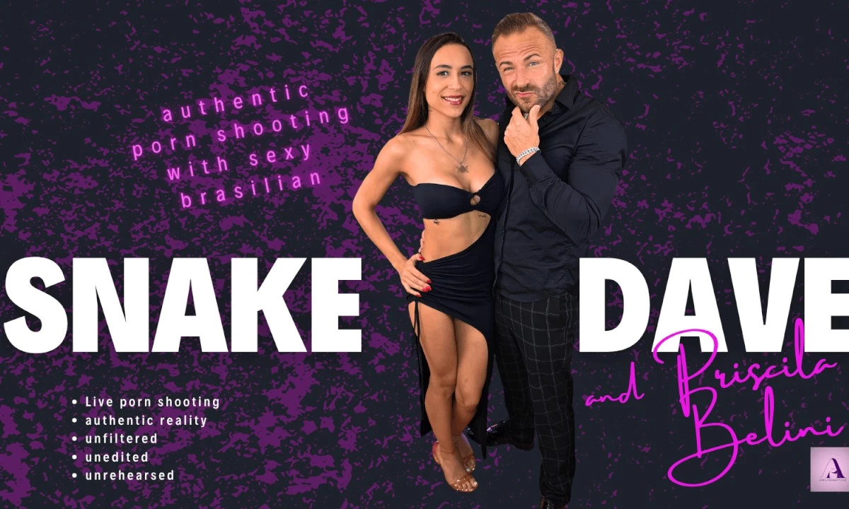 Snake Dave and Priscila Belini Porn Casting