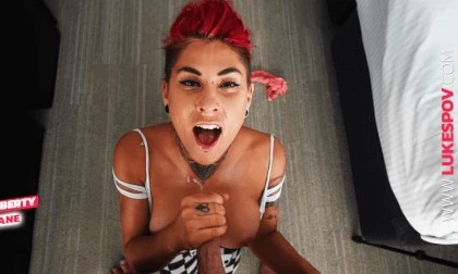 Split Tongue Tattooed POV Blowjob