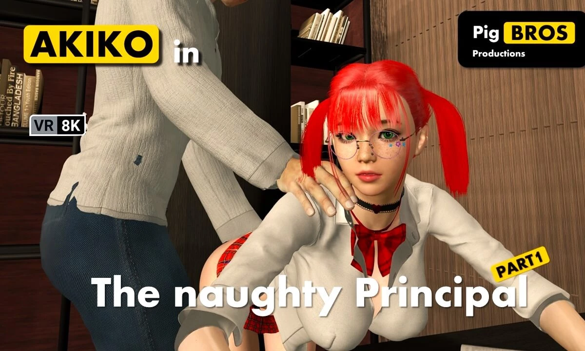 Akiko - The Naughty Principal - Part 1 - 8k
