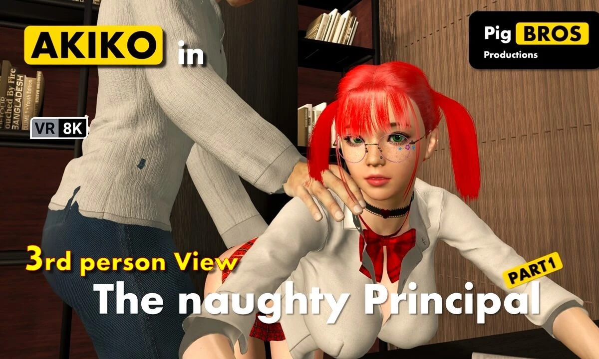 Akiko - The Naughty Principal - Part 1 - 8k - 3rd Person View