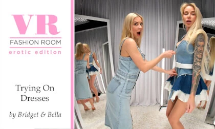 Trying on Dresses by Bridget & Bella