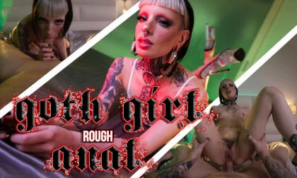 Goth Girl Rough Anal Fuck