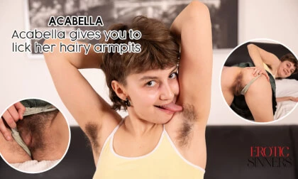 Acabella Gives You To Lick Her Hairy Armpits