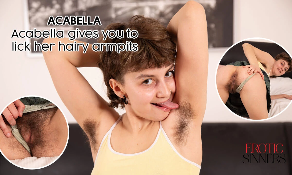 Acabella Gives You To Lick Her Hairy Armpits
