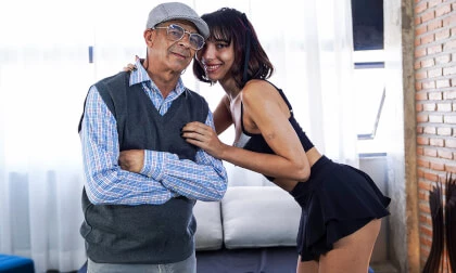 Skinny 19 Years Old Teen Gets Ass Stretched By A BBC Senior