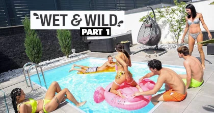 Wet & Wild Pool Party Part 1