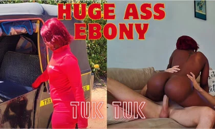 Tuk Tuk Africa! I Ran Into Judith On The Street And Her Ass Looked Even Bigger Than Last Time