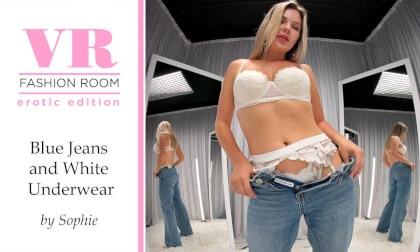 Blue Jeans and White Underwear by Sophie