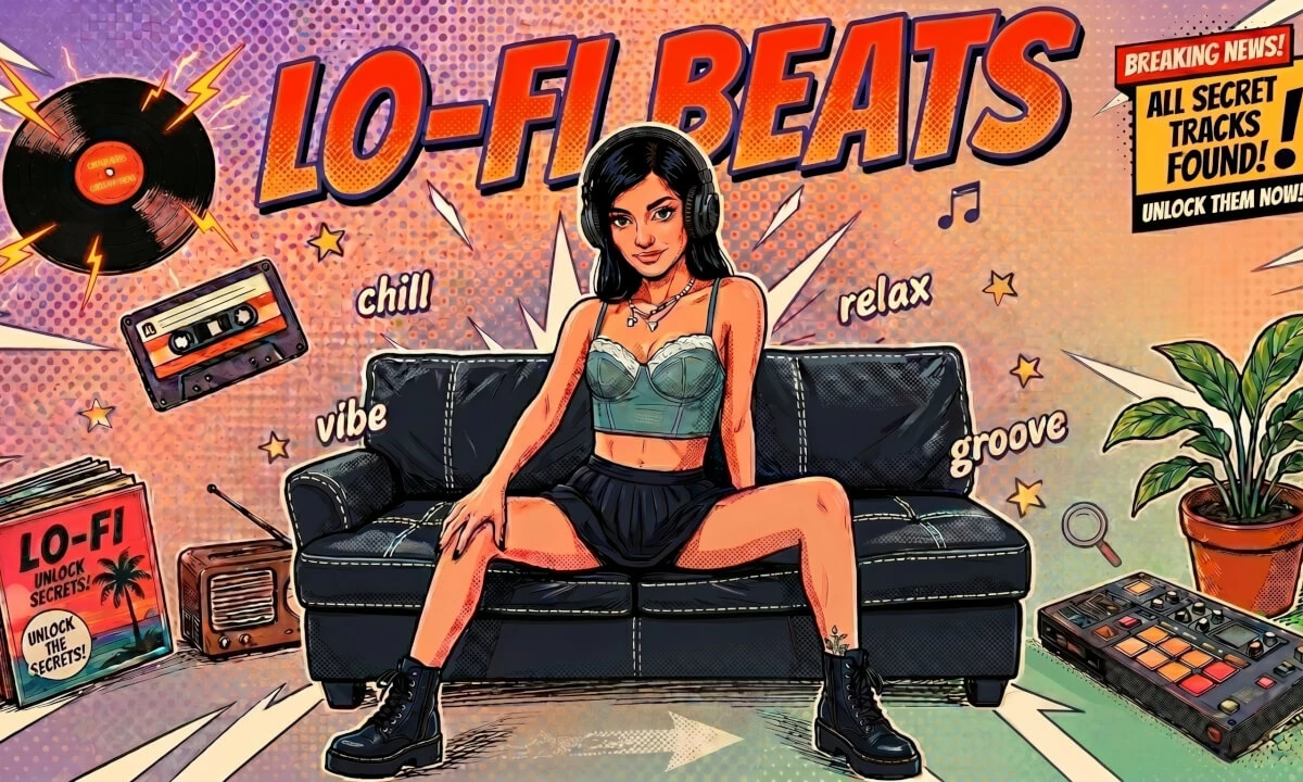 Lo-Fi Beats - All Secret Tracks Found (VR Porn Music Mix by Fap Vr)