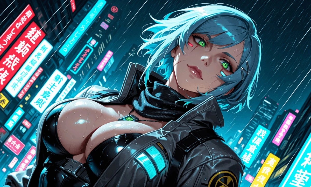 Neon Ghost of the Midnight Grid